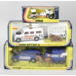 A selection of assorted Corgi diecast model vehicles, to include No45 RCMP mounted police set,