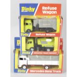 A selection of assorted Dinky diecast and plastic model vehicles, to include 120 Happy Cab, 275