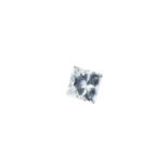 A square-shape fracture filled diamond, weighing 0.87ct. Approximate dimensions 5.35 by 5.35 by 3.