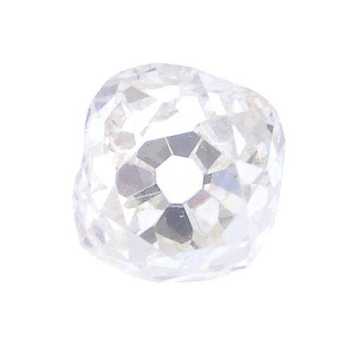 An old-cut diamond, weighing 0.71ct. Estimated J-K colour, VS clarity. Stones in fair condition with