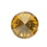 A brilliant-cut coloured diamond, weighing 0.49ct. With report 20005622, dated 6th September 2012,