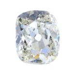 A cushion-shape diamond, weighing 1.19cts. Estimated L to M colour, SI2-P1 clarity. PLEASE NOTE THIS