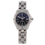 BREITLING - a gentleman's ColtOcean bracelet watch. Stainless steel case with calibrated bezel.