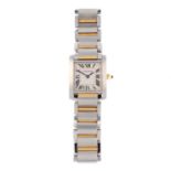 CARTIER - a Tank Francaise bracelet watch. Stainless steel case. Reference 2384, serial 839474UF.