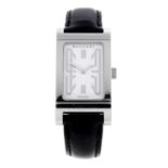 BULGARI - a lady's Rettangolo wrist watch. Stainless steel case. Reference RT39S, serial L940.