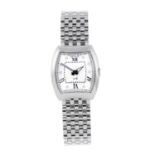 BEDAT & CO. - a lady's No. 3 bracelet watch. Stainless steel case. Reference 316, serial 0135.