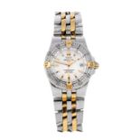 BREITLING - a lady's Windrider Starliner bracelet watch. Stainless steel case with bi-metal