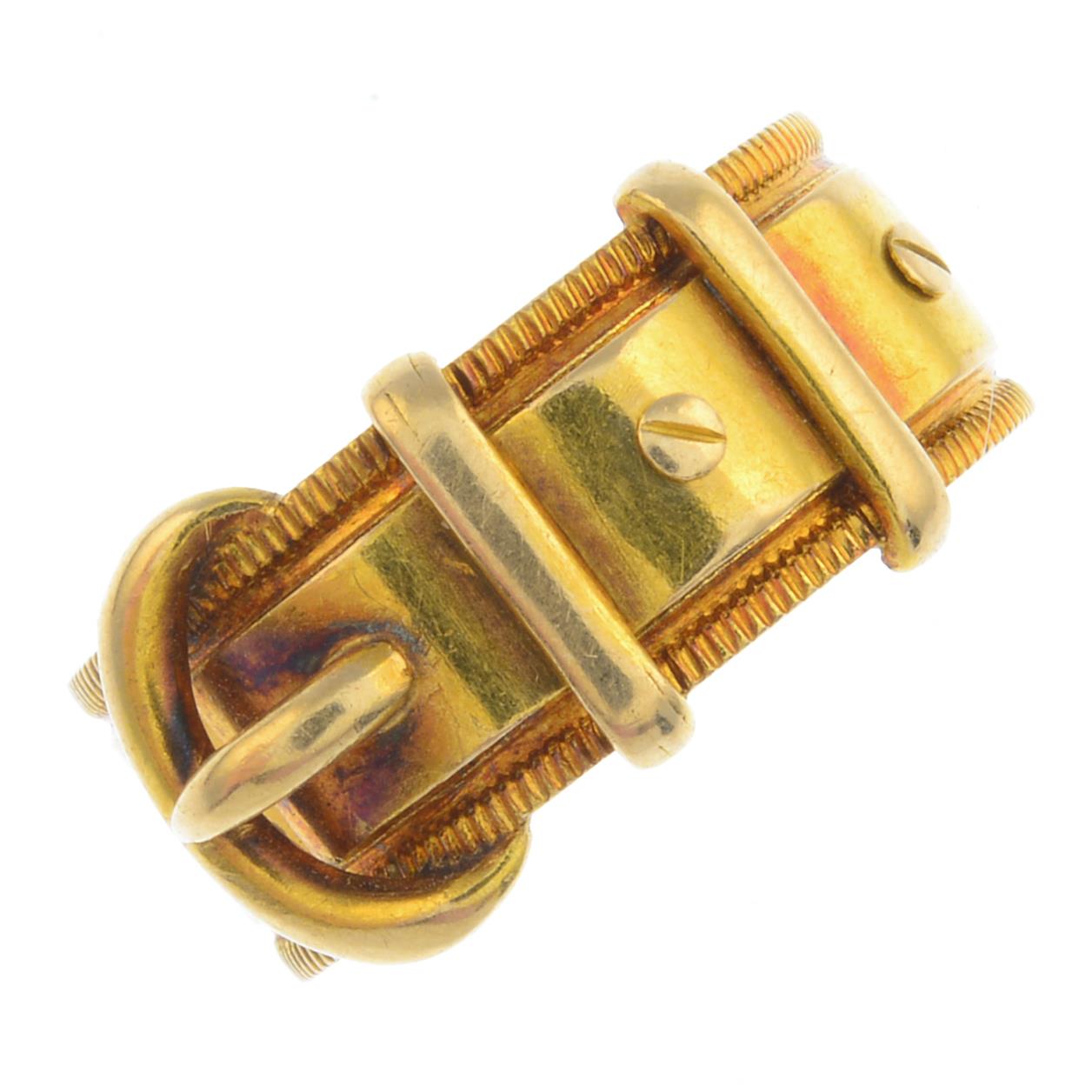 A late Victorian 18ct gold ring.