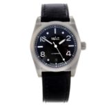 MAT - a gentleman's Officer wrist watch. Stainless steel case. Numbered 124. Automatic movement with