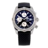 BREITLING - a gentleman's Chronomat Evolution chronograph wrist watch. Stainless steel case with