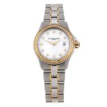 RAYMOND WEIL - a lady's Parsifal bracelet watch. Stainless steel case with yellow metal factory