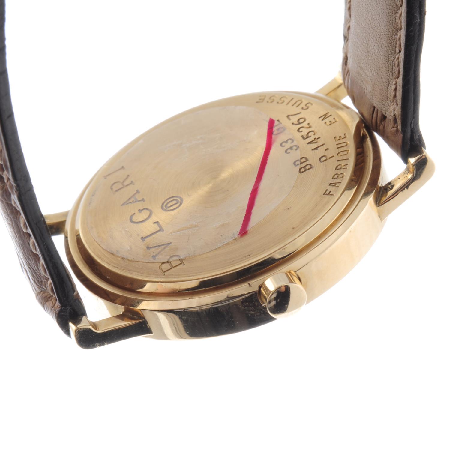 BULGARI - a mid-size Bulgari wrist watch. 18ct yellow gold case. Reference BB33GL, serial P. - Image 2 of 4