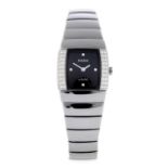 RADO - a lady's Jubilé bracelet watch. Ceramic factory diamond set case. Reference 153.0578.3,