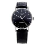 CURRENT MODEL: TISSOT - a gentleman's Everytime Swissmatic wrist watch. Stainless steel case with