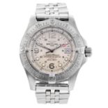 BREITLING - a gentleman's Aeromarine SuperOcean Steelfish X-Plus bracelet watch. Stainless steel