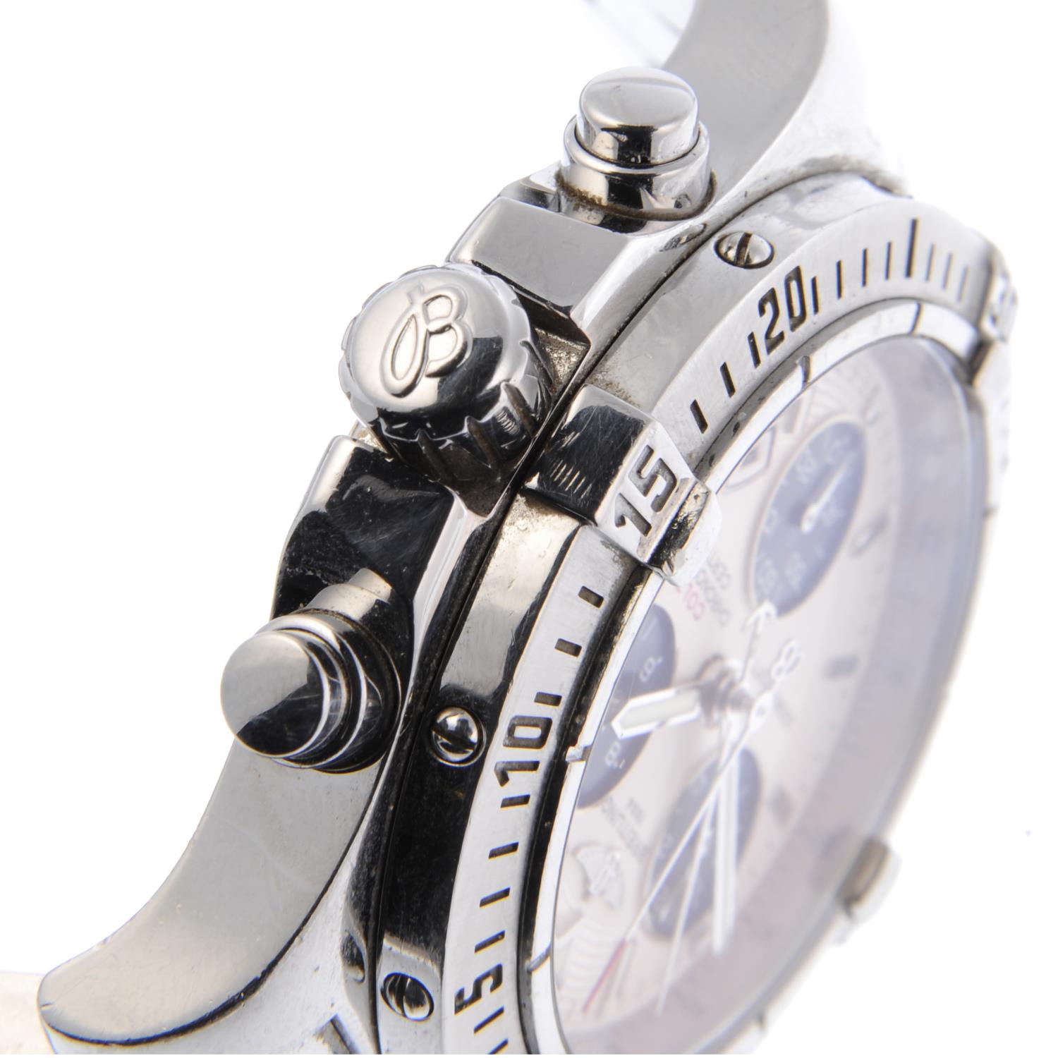 BREITLING - a gentleman's Colt chronograph bracelet watch. Stainless steel case with calibrated - Image 3 of 4