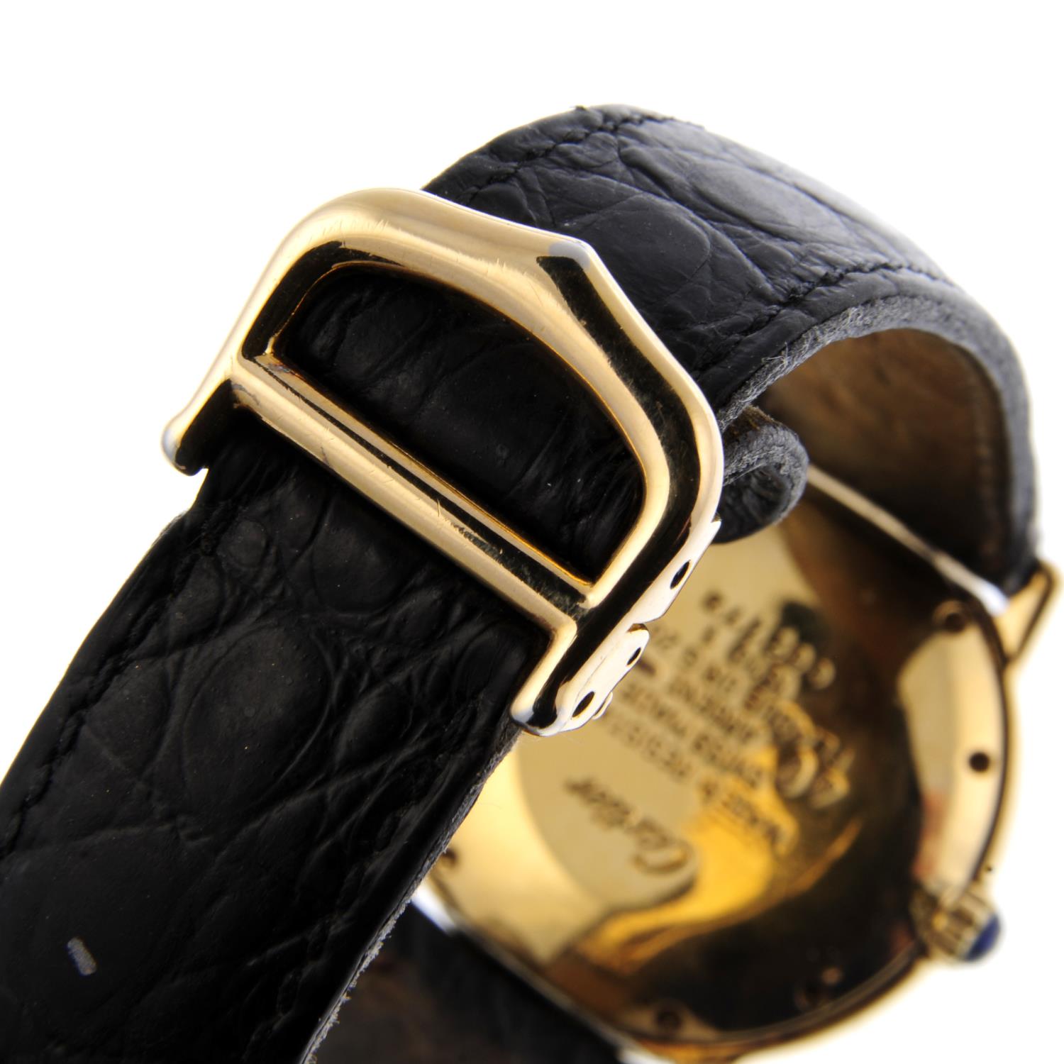 CARTIER - a Must De Cartier Ronde wrist watch. Gold plated silver case. Reference 1810 1, serial - Image 2 of 4