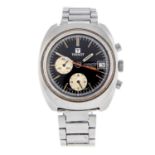 TISSOT - a gentleman's Navigator chronograph bracelet watch. Stainless steel case. Numbered 45