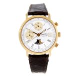 EBERHARD & CO. - a limited edition gentleman's Anniversary chronograph wrist watch. Number 779 of