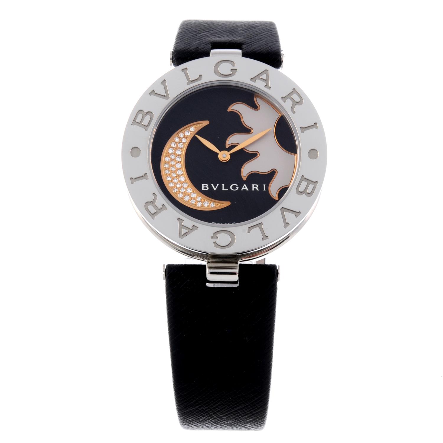 BULGARI - a lady's B.zero1 wrist watch. Stainless steel case. Reference BZ35S, serial D7296.