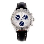 BREITLING - a gentleman's Colt chronograph wrist watch. Stainless steel case with calibrated