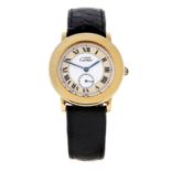 CARTIER - a Must De Cartier Ronde wrist watch. Gold plated silver case. Reference 1810 1, serial