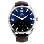 (140733) OMEGA - a gentleman's Seamaster Aqua Terra Railmaster wrist watch. Stainless steel case