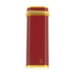 (209869) CARTIER - a 'les must de Cartier' red enamel lighter.