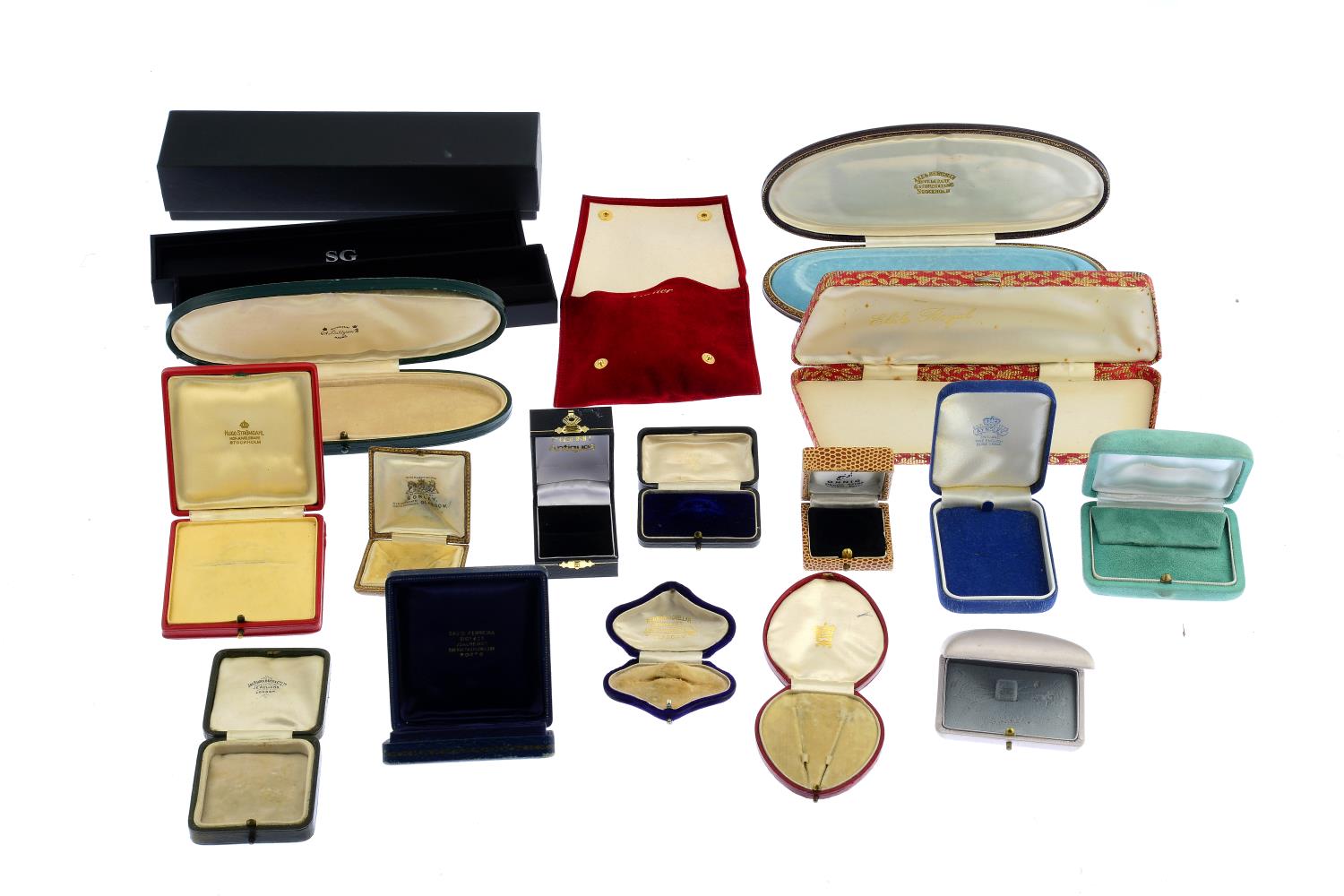 A selection of seventeen designer, antique and other jewellery boxes. - Image 2 of 3