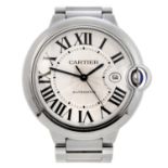 (125610) CARTIER - a Ballon Bleu bracelet watch.