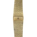 BUECHE GIROD - a lady's 9ct gold wrist watch.