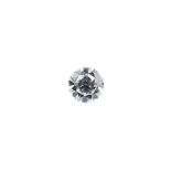 A brilliant-cut diamond, weighing 0.93ct. Estimated I-J colour, SI clarity. PLEASE NOTE THIS LOT