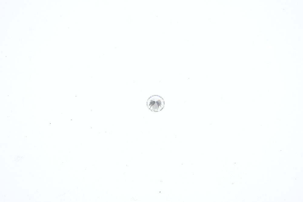 A brilliant-cut diamond, weighing 0.33ct. Estimated J-K colour, SI clarity. PLEASE NOTE THIS LOT - Image 2 of 2