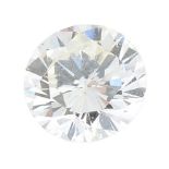 A brilliant-cut diamond, weighing 0.28ct. Estimated J-K colour, SI clarity. PLEASE NOTE THIS LOT