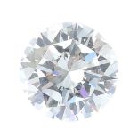 A brilliant-cut diamond, weighing 0.99ct. Estimated H-I colour, VS clarity. PLEASE NOTE THIS LOT