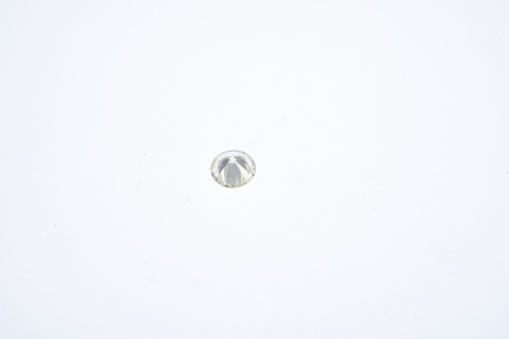 A brilliant-cut diamond, weighing 0.28ct. Estimated J-K colour, SI clarity. PLEASE NOTE THIS LOT - Image 2 of 2