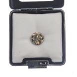 A brilliant-cut coloured diamond, weighing 8.04cts. With report 1156191783, dated 5th of February