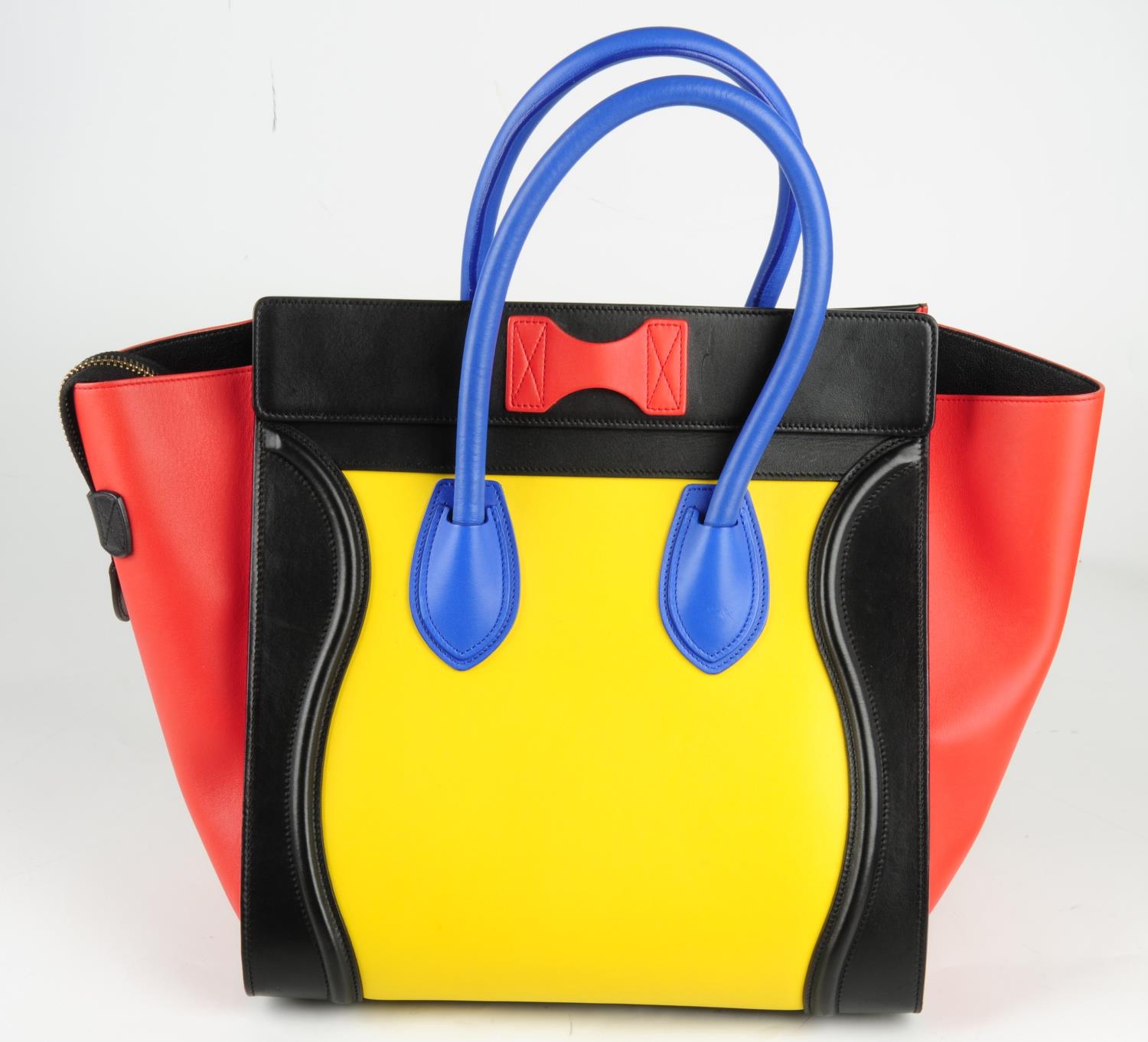 CÉLINE - a limited edition Mini Tricolour Sunflower Luggage handbag. - Image 2 of 5