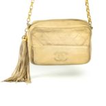 CHANEL - a small vintage Camera Tassel handbag.