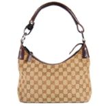 GUCCI - a Monogram canvas handbag.