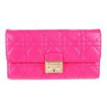 CHRISTIAN DIOR - a Cannage Miss Dior Wallet On Chain purse.