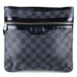 LOUIS VUITTON - a Damier Graphite Thomas messenger bag.