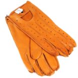 ASPINAL OF LONDON - a pair of leather gloves.