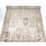 A 20th century machine woven wool work rug,