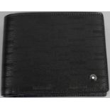 A Montblanc black leather wallet,