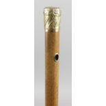 A late 18th century gentleman's walking cane,