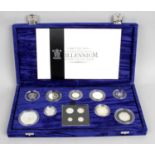Elizabeth II, Royal Mint Millennium Silver Collection 2000,