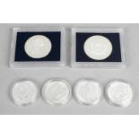 Elizabeth II, sterling silver commemorative coins and medals,