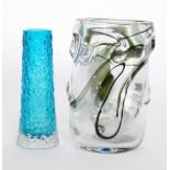 A Whitefriars glass Knobbly vase designed by William Wilson and Harry Dyer,