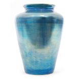 Loetz - A large early 20th Century glass vase of shouldered form below a short flared neck,